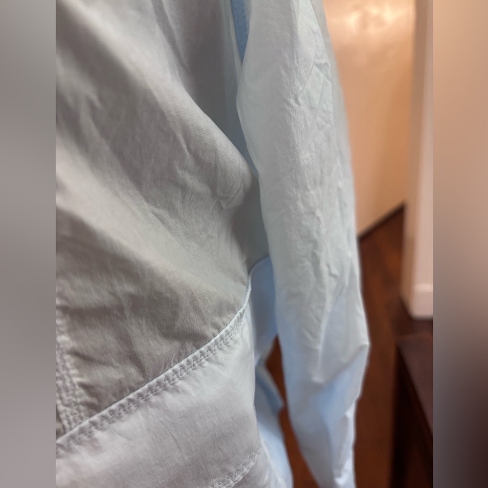 ADIDAS Light Blue Windbreaker Jacket - Picture 5 of 11
